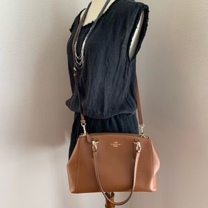 beautiful Brown Coach Crossbody Bag